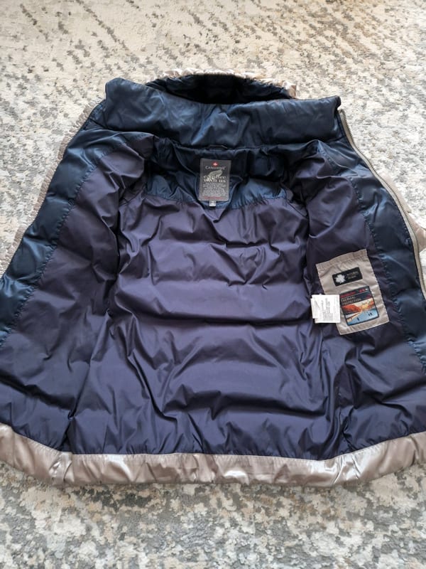 Damen Daunenjacke Canadiens Größe S/XS – Silber – Bild 4 von 10