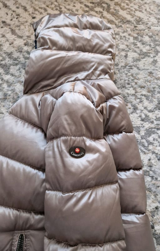 Damen Daunenjacke Canadiens Größe S/XS – Silber – Bild 6 von 10