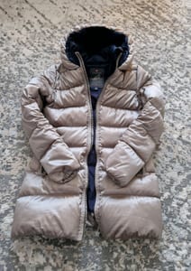 Damen Daunenjacke Canadiens Größe S/XS – Silber
