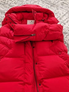 Damen Daunenjacke von Woolrich – Größe XS – Rot – Bild 6 von 8