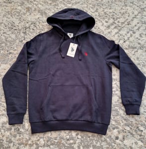 Herren Hoodie von U.S Polo ASSN. – Größe S/M – Blau