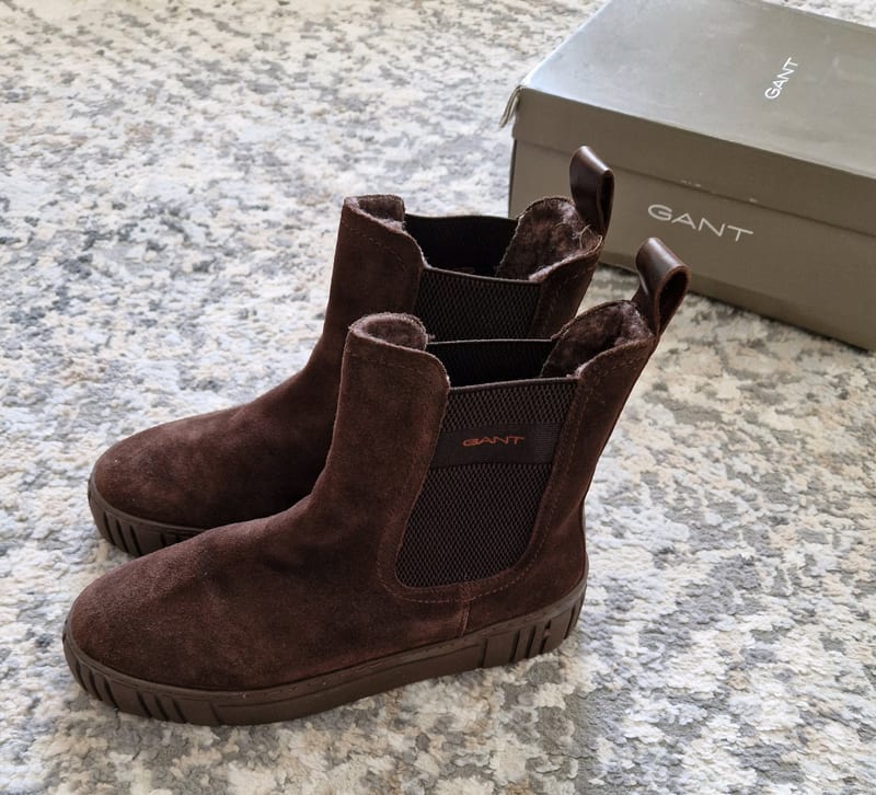 Damen Flache Stiefeletten Gant – Größe 40 – Braun