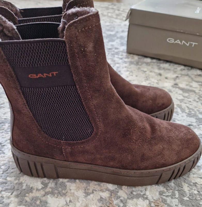 Damen Flache Stiefeletten Gant – Größe 40 – Braun – Bild 4 von 12