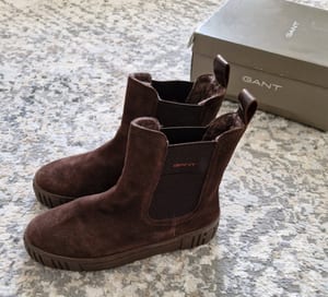 Damen Flache Stiefeletten Gant – Größe 40 – Braun