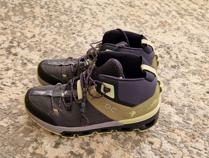 Damen Wanderschuhe von On Cloud, Größe 38.5 – Grün – Bild 2 von 12
