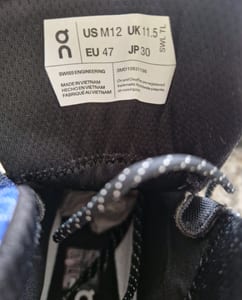Herren Wanderschuhe On Cloud – Schwarz/Blau – Bild 9 von 12