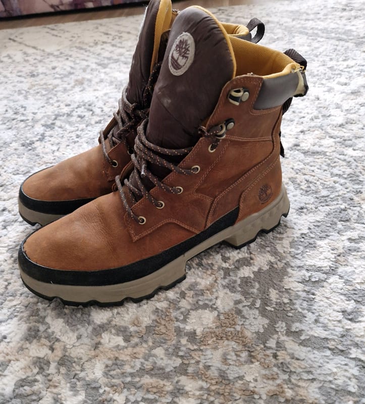 Timberland Herren Schnürboots Winterstiefel – Größe 45 – Braun