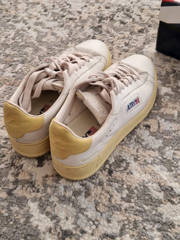 Damen Sneaker von Autry, Größe 39 – Weiß-Gelb – Bild 5 von 12