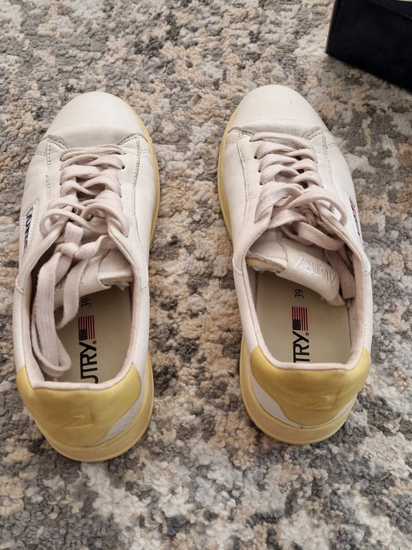 Damen Sneaker von Autry, Größe 39 – Weiß-Gelb – Bild 6 von 12