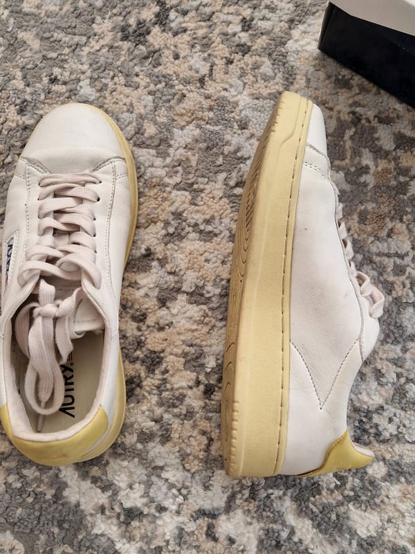 Damen Sneaker von Autry, Größe 39 – Weiß-Gelb – Bild 8 von 12