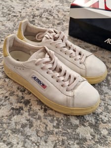 Damen Sneaker von Autry, Größe 39 – Weiß-Gelb