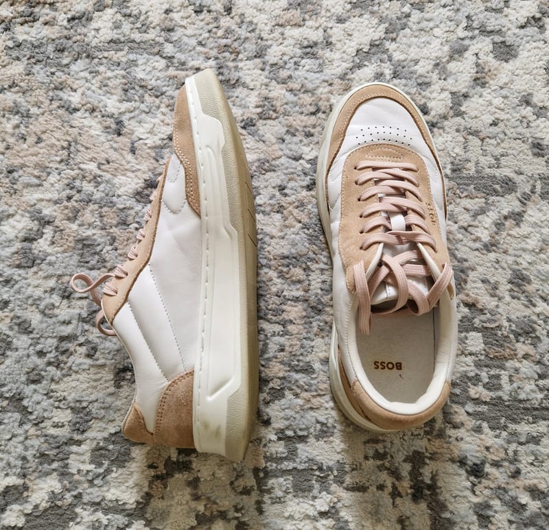 Damen Freizeitschuhe von Hugo, Größe 39 – Weiß/Beige – Bild 6 von 11