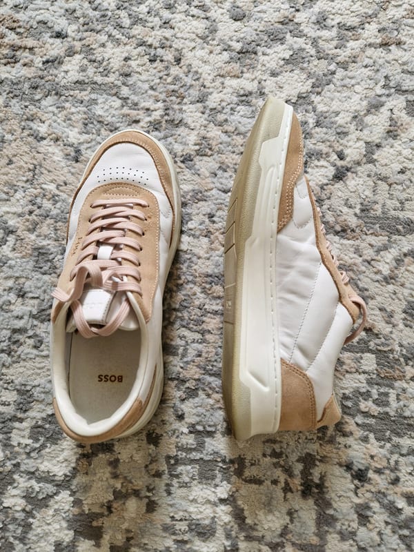 Damen Freizeitschuhe von Hugo, Größe 39 – Weiß/Beige – Bild 7 von 11