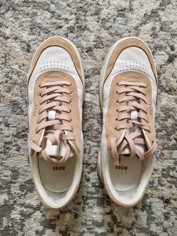 Damen Freizeitschuhe von Hugo, Größe 39 – Weiß/Beige – Bild 8 von 11