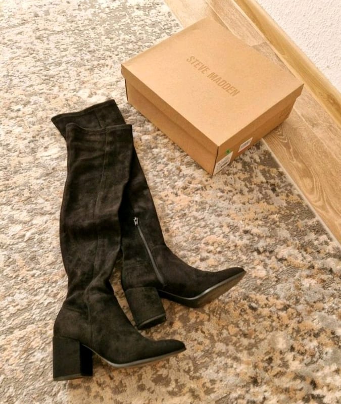 Damen Stiefel Steve Madden, Größe 38 – Schwarz