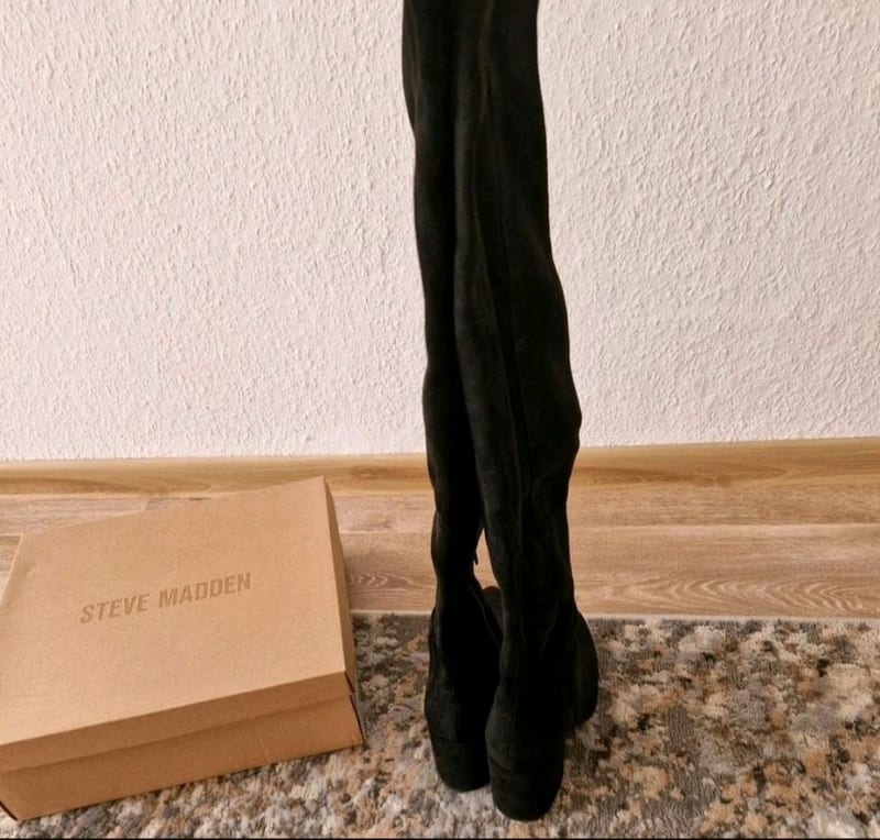 Damen Stiefel Steve Madden, Größe 38 – Schwarz – Bild 3 von 6