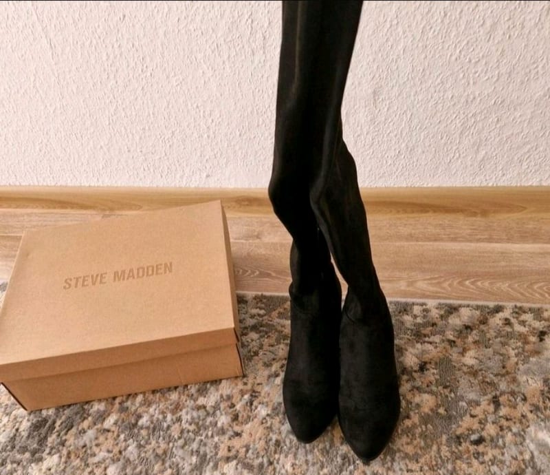 Damen Stiefel Steve Madden, Größe 38 – Schwarz – Bild 5 von 6