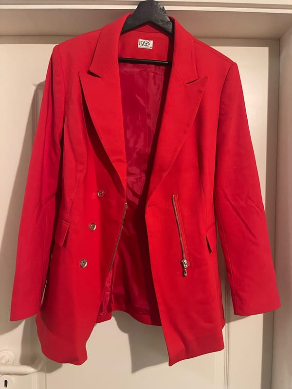 Blazer Damen Neu – Größe 40 – Rot