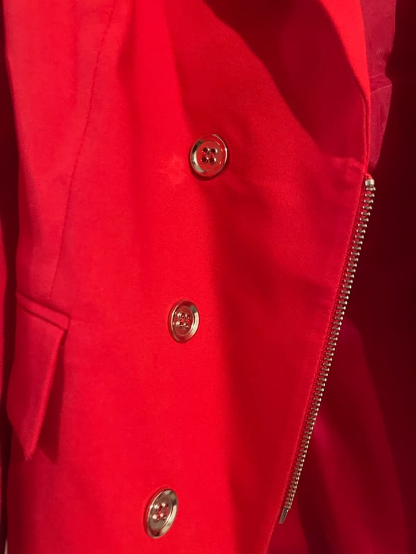 Blazer Damen Neu – Größe 40 – Rot – Bild 2 von 5