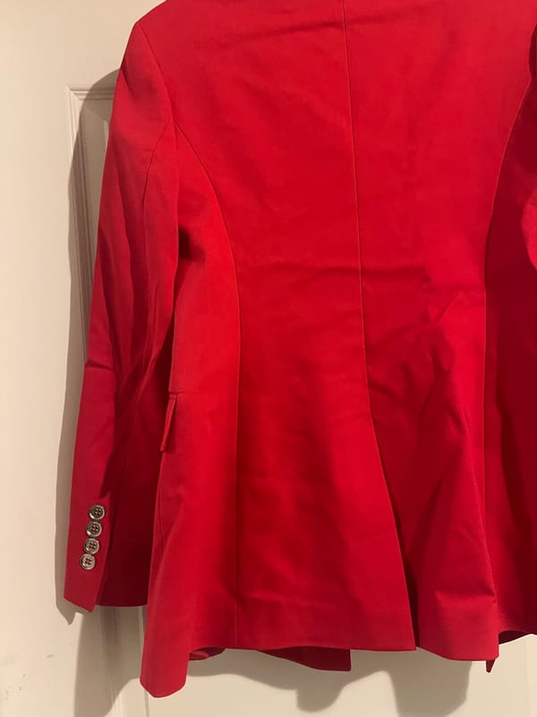 Blazer Damen Neu – Größe 40 – Rot – Bild 5 von 5