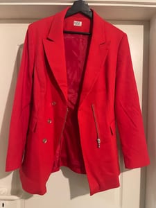 Blazer Damen Neu – Größe 40 – Rot
