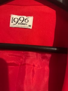 Blazer Damen Neu – Größe 40 – Rot – Bild 4 von 5