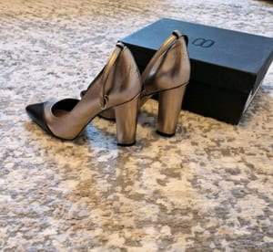 Damen Schuhe Größe 39 – Silber-Schwarz – Bild 3 von 7