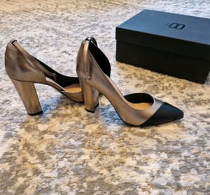 Damen Schuhe Größe 39 – Silber-Schwarz – Bild 4 von 7