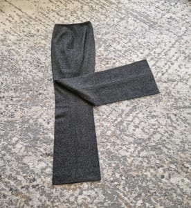 Damen Palazzo Hose Größe S – Grau