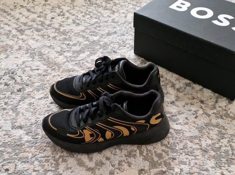 Herren Sneaker Boss Dean Runn Thlg Größe 43 – Schwarz