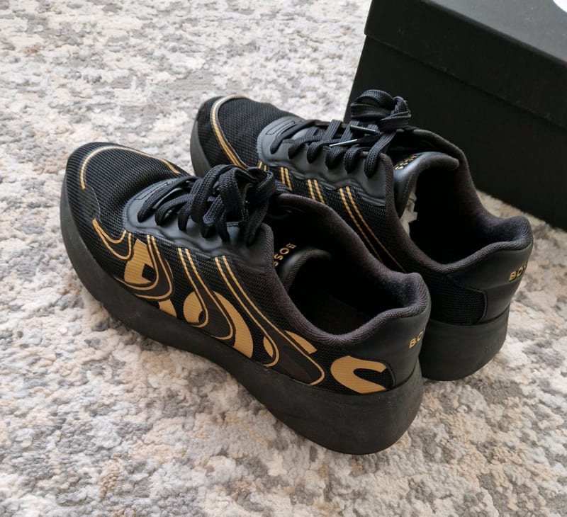 Herren Sneaker Boss Dean Runn Thlg Größe 43 – Schwarz – Bild 10 von 12