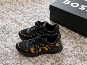 Herren Sneaker Boss Dean Runn Thlg Größe 43 – Schwarz