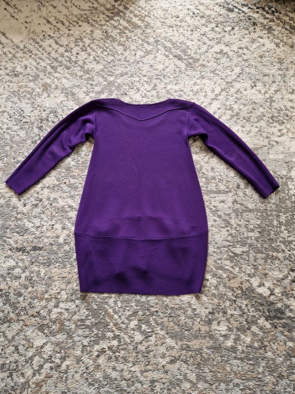 Damenkleid von Sisley Größe S/XS – Lila – Bild 3 von 4