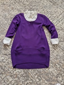 Damenkleid von Sisley Größe S/XS – Lila