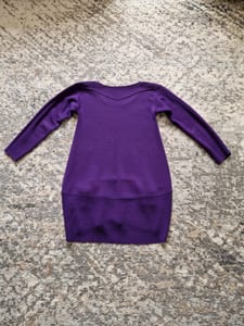 Damenkleid von Sisley Größe S/XS – Lila – Bild 3 von 4