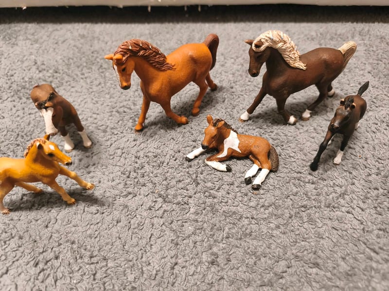 Pferde-Figuren Set – 6 Stück Schleich