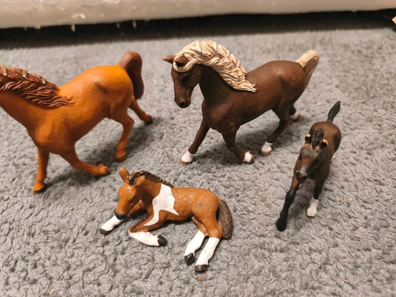 Pferde-Figuren Set – 6 Stück Schleich – Bild 3 von 5