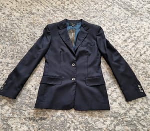 Damen Blazer von Belvest Größe S/M – Blau