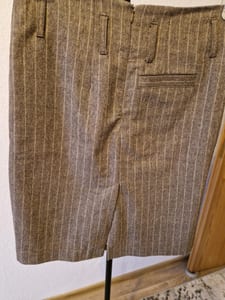Damen Wolle rock von Italienische Marke Battistoni Größe S – Beige/Weiß – Bild 3 von 3