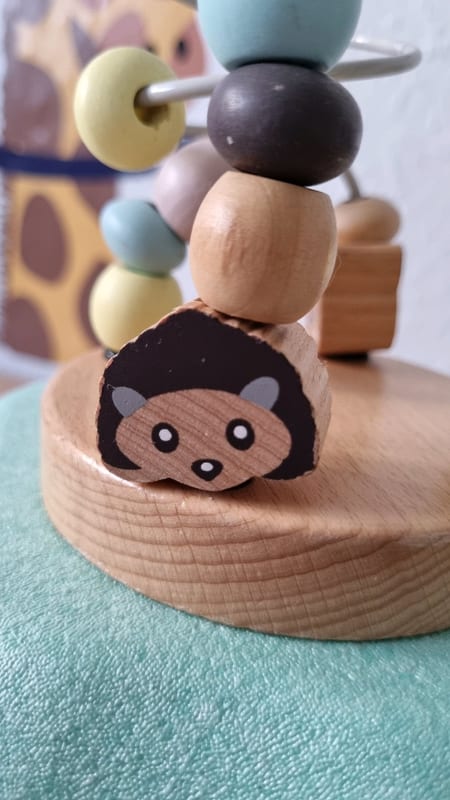Mini Motorikschleife mit Tierfiguren – Spielzeug für Kleinkinder – Bild 3 von 4