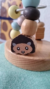 Mini Motorikschleife mit Tierfiguren – Spielzeug für Kleinkinder – Bild 3 von 4