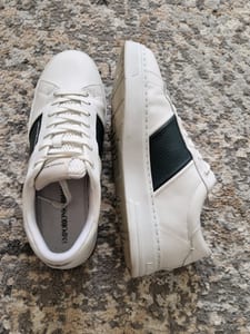Herren Leder Sneaker Emporio Armani Größe 44 – Weiß/Schwarz – Bild 7 von 12
