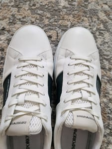 Herren Leder Sneaker Emporio Armani Größe 44 – Weiß/Schwarz – Bild 8 von 12