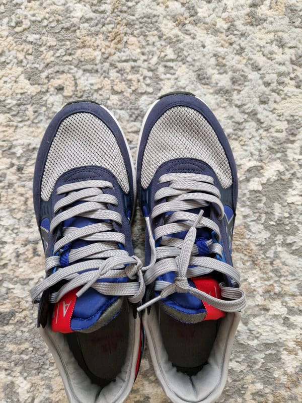 Herren Wildleder Sneaker Armani Exchange Größe 45 – Blau – Bild 6 von 9