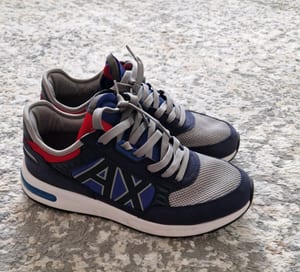 Herren Wildleder Sneaker Armani Exchange Größe 45 – Blau