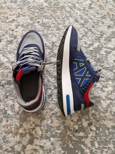 Herren Wildleder Sneaker Armani Exchange Größe 45 – Blau – Bild 4 von 9