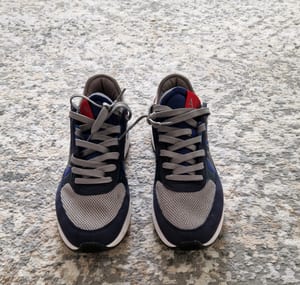 Herren Wildleder Sneaker Armani Exchange Größe 45 – Blau – Bild 7 von 9