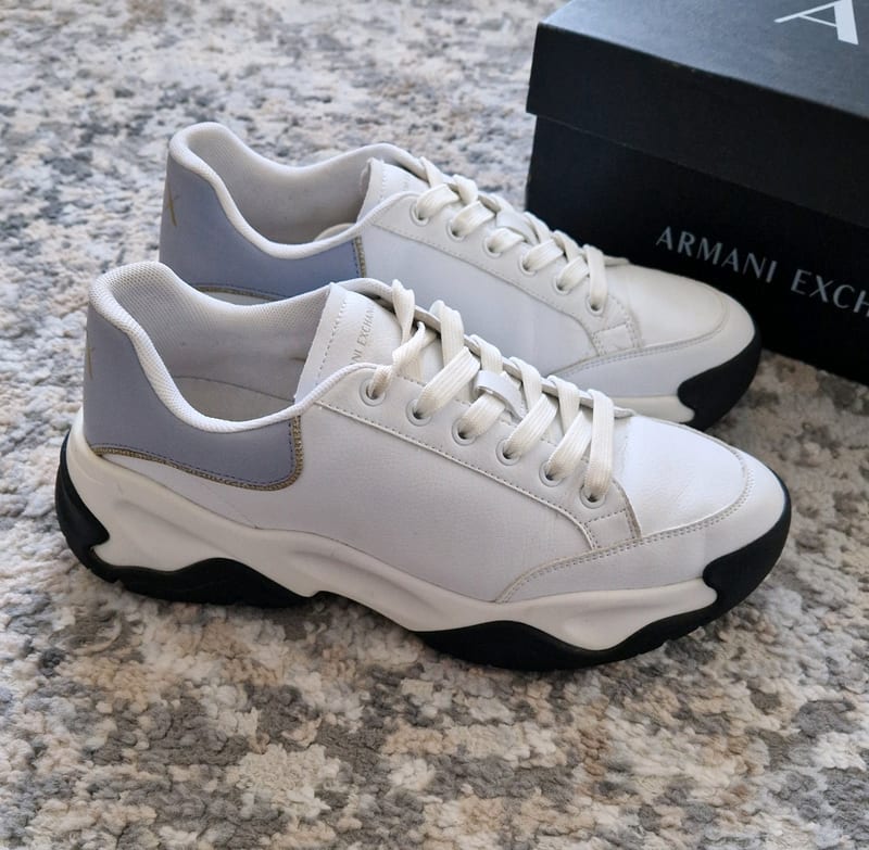 Damen Sneaker Armani Exchange Größe 39 – Weiß/Blau