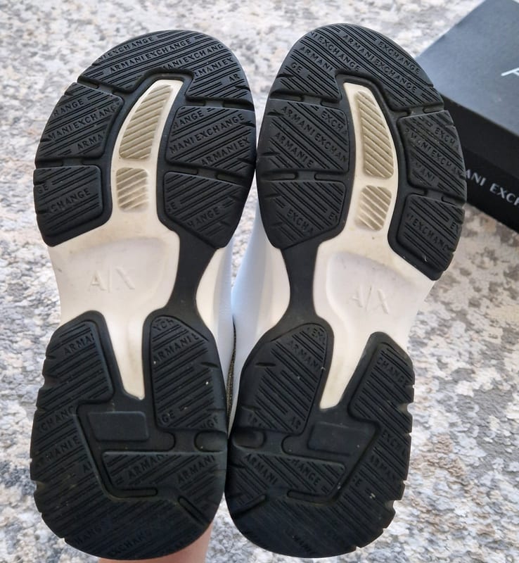 Damen Sneaker Armani Exchange Größe 39 – Weiß/Blau – Bild 10 von 10