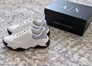 Damen Sneaker Armani Exchange Größe 39 – Weiß/Blau – Bild 2 von 10